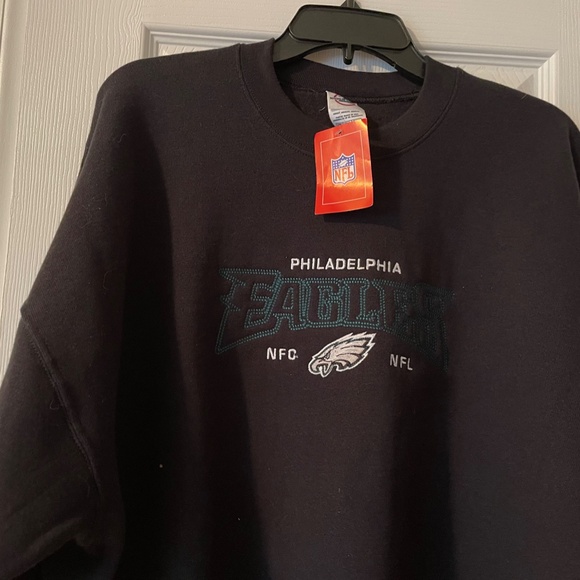 NWT NFL Delta Magnum Weight Philadelphia Eagles Sweatshirt 2XL - Picture 2 of 3